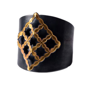 Light And Shadows Statement Cuff | Sterling Silver Cuff
