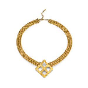 Gold Lattice Choker